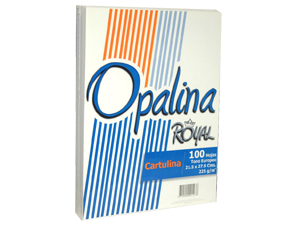 OPALINAS ROYAL CARTULINA  T/CARTA 225 GRS C/100